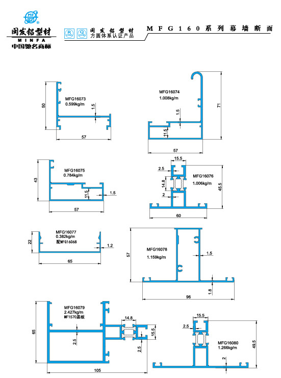 hb火博G160系列（穿条式） Series G160