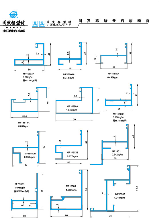 hb火博幕墙开启扇断面?curtain wall open fan-light