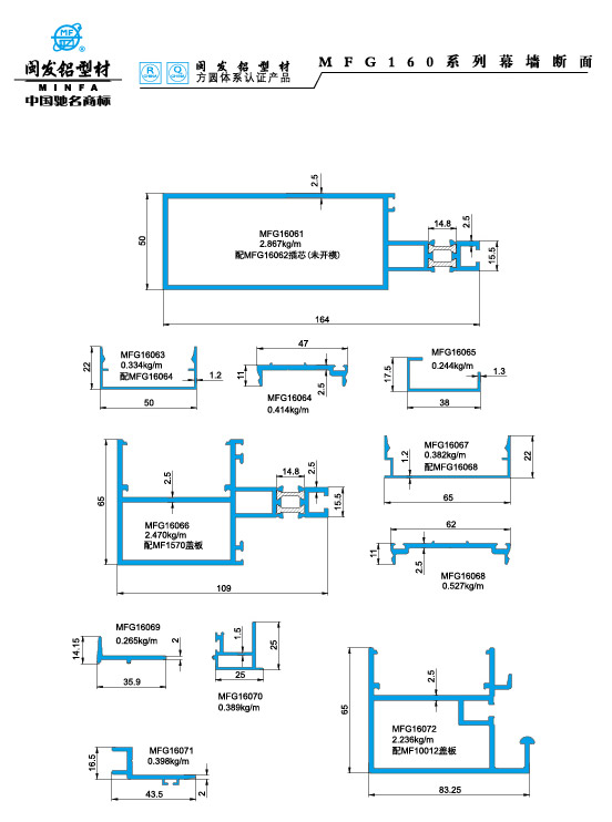 hb火博G160系列（穿条式） Series G160
