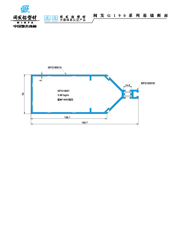 hb火博G190系列（穿条式） Series G190