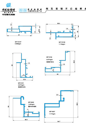curtain wall open fan-light