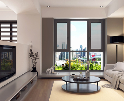 Aluminum Casement window 平开窗