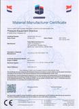 材料生产商证书--Material manufactuer certificate