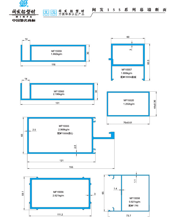 155、155A、155B系列 Series 155、155A、155B