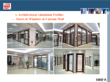 Architecture aluminum 建筑铝材-门窗幕墙 