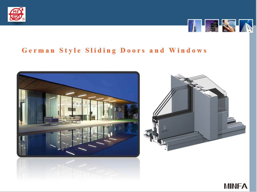 German style sliding door and window 德式推拉门窗